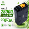 Bộ Áo Điều Hòa KITO KT05 Cammo đen Chính Hãng – Pin 28000mAh, Quạt 22V